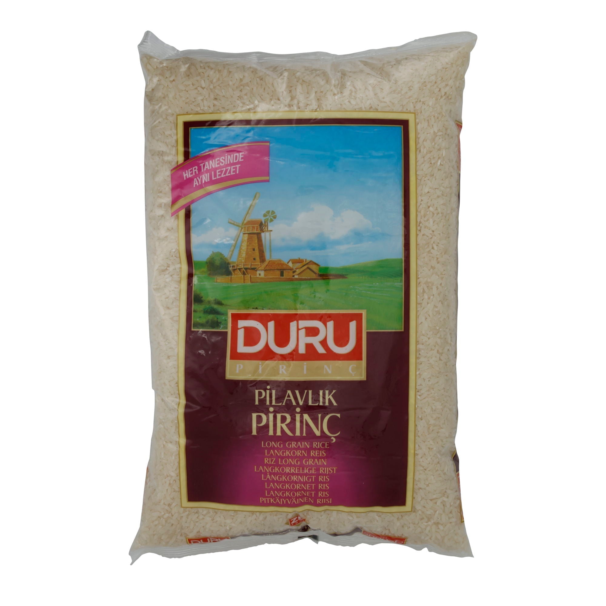 Reis Duru Pilavlık Pirinç | Langkornreis | für perfekte Pilavs | 5 kg DURU